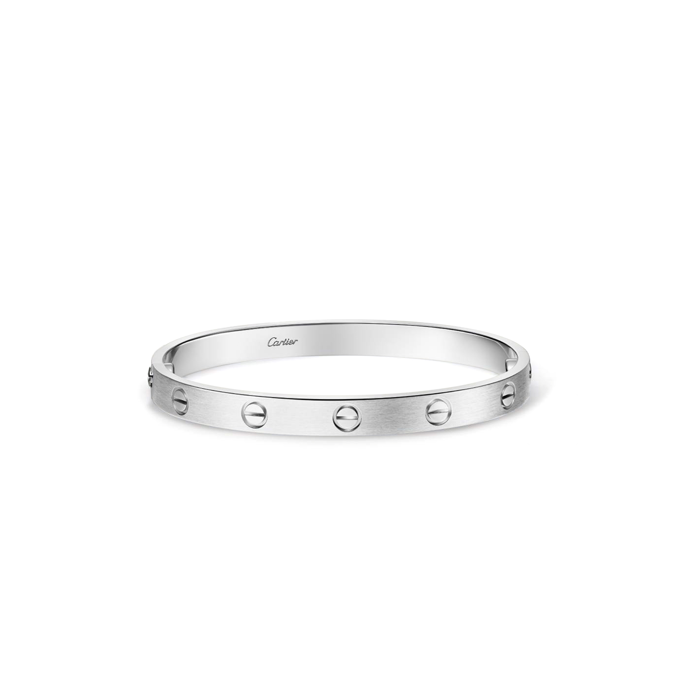 CARTIER LOVE BRACELET, CLASSIC MODEL, BRUSHED B6077117